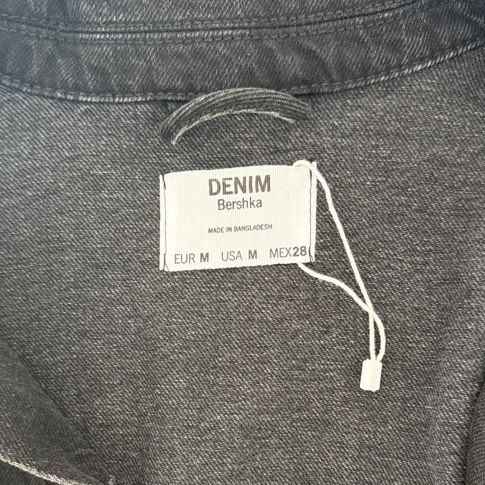 Bershka Black Denim Jacket with Skull Patches - Picture 2 of 9